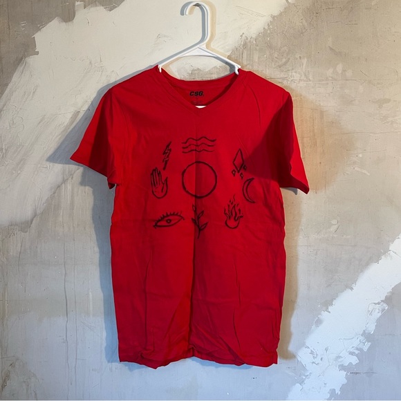 CSG Other - CSG Small Custom Hand Painted V-Neck